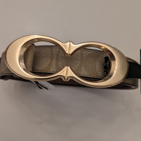 Coach  signature belt  size L NWT - Picture 6 of 8